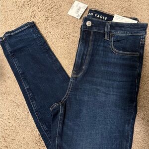 AE SUPER HIGH-RISE JEGGINGS SIZE 10